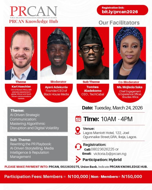 Maiden Edition of PRCAN Knowledge Hub Holds in 3 Weeks, Featuring Local and International AI Experts